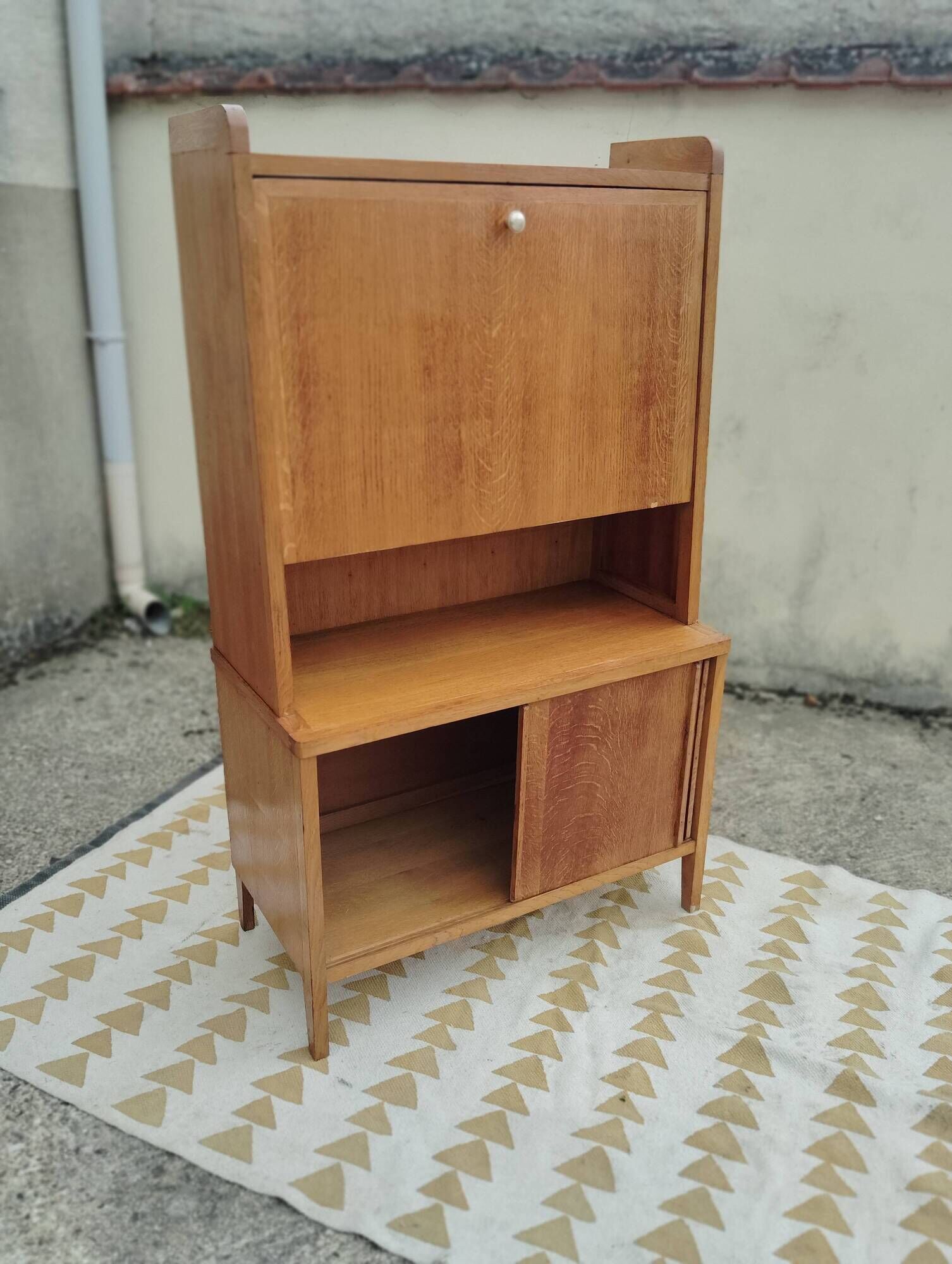 Petit meuble secrétaire vintage léger