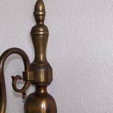 Pair of metal wall sconces