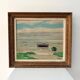 Marine painting by JP. Guinegault - Oil on canvas & gilded frame 60 x 70cm