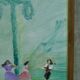 Olle Lindgren ( 1930-2018), Swedish Expressionist Painting, Oil on Canvas, 1976, Framed