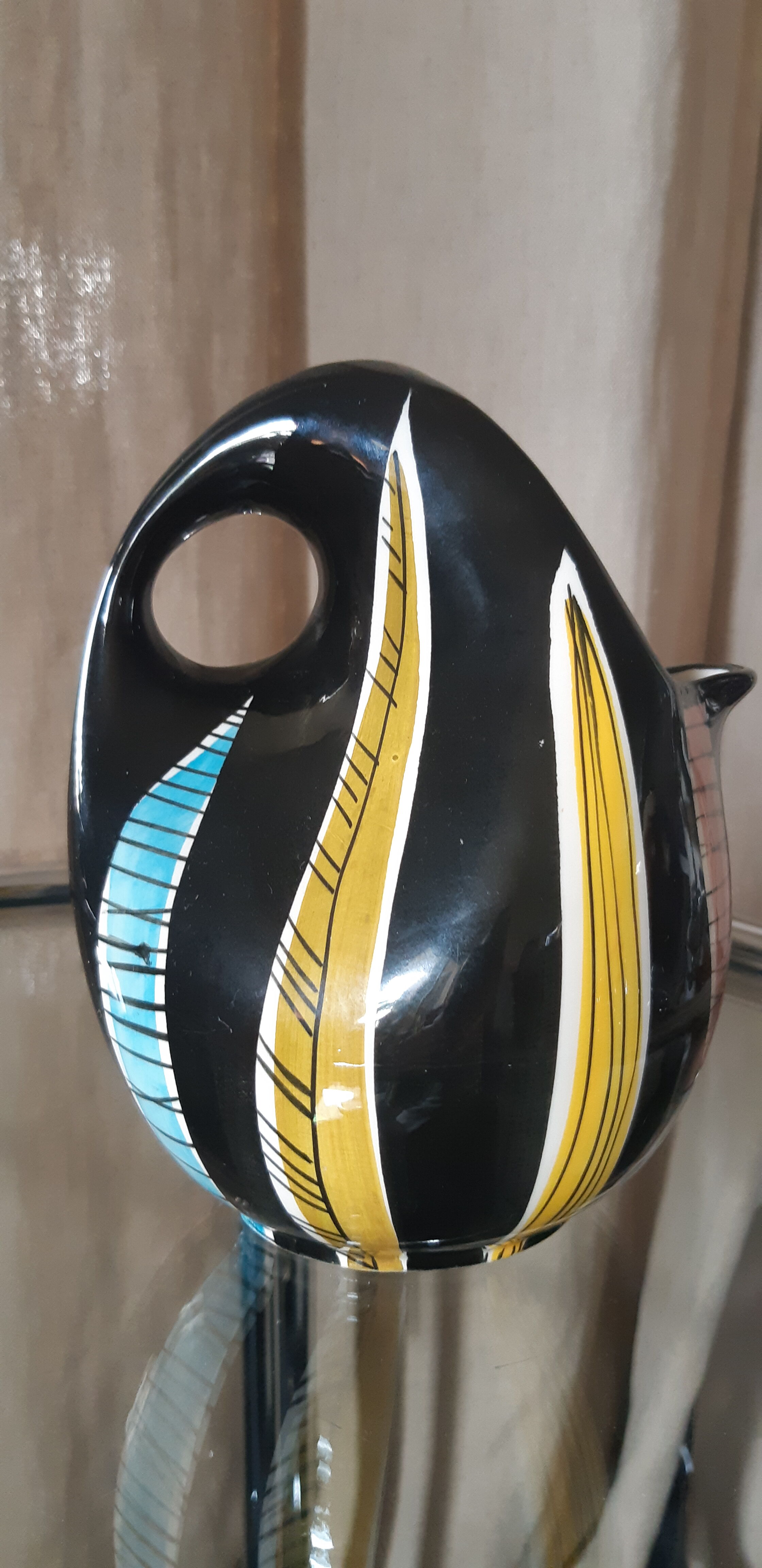 Zoomorphic ceramic pitcher 50s