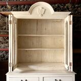 2-part ecru wooden dresser