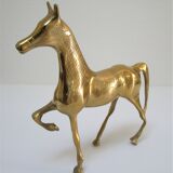 Vintage solid brass horse