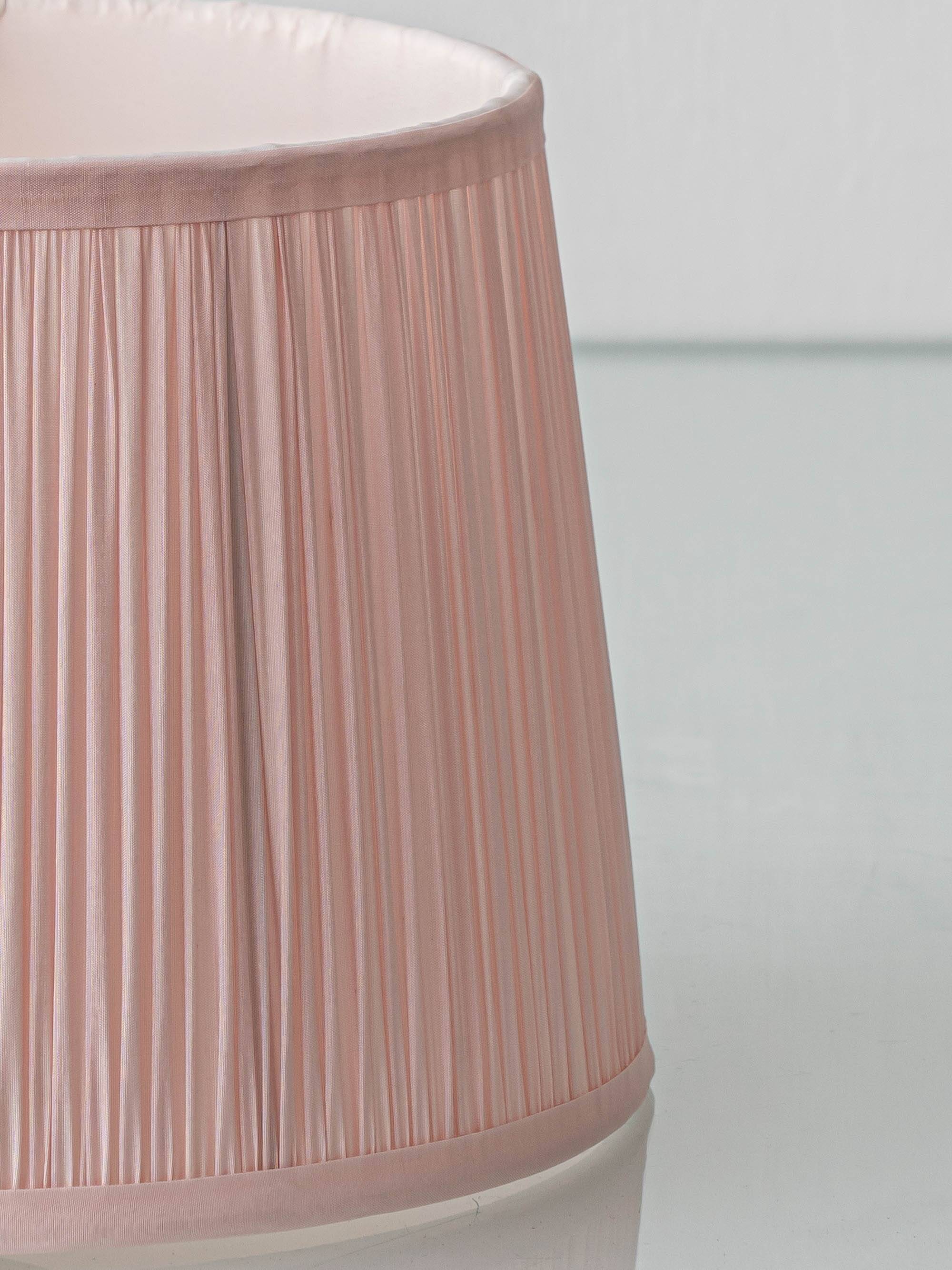 Antique Table Lamp in Blue and White Ceramic Chinoiserie Style, Delft, 1924, Brass Details