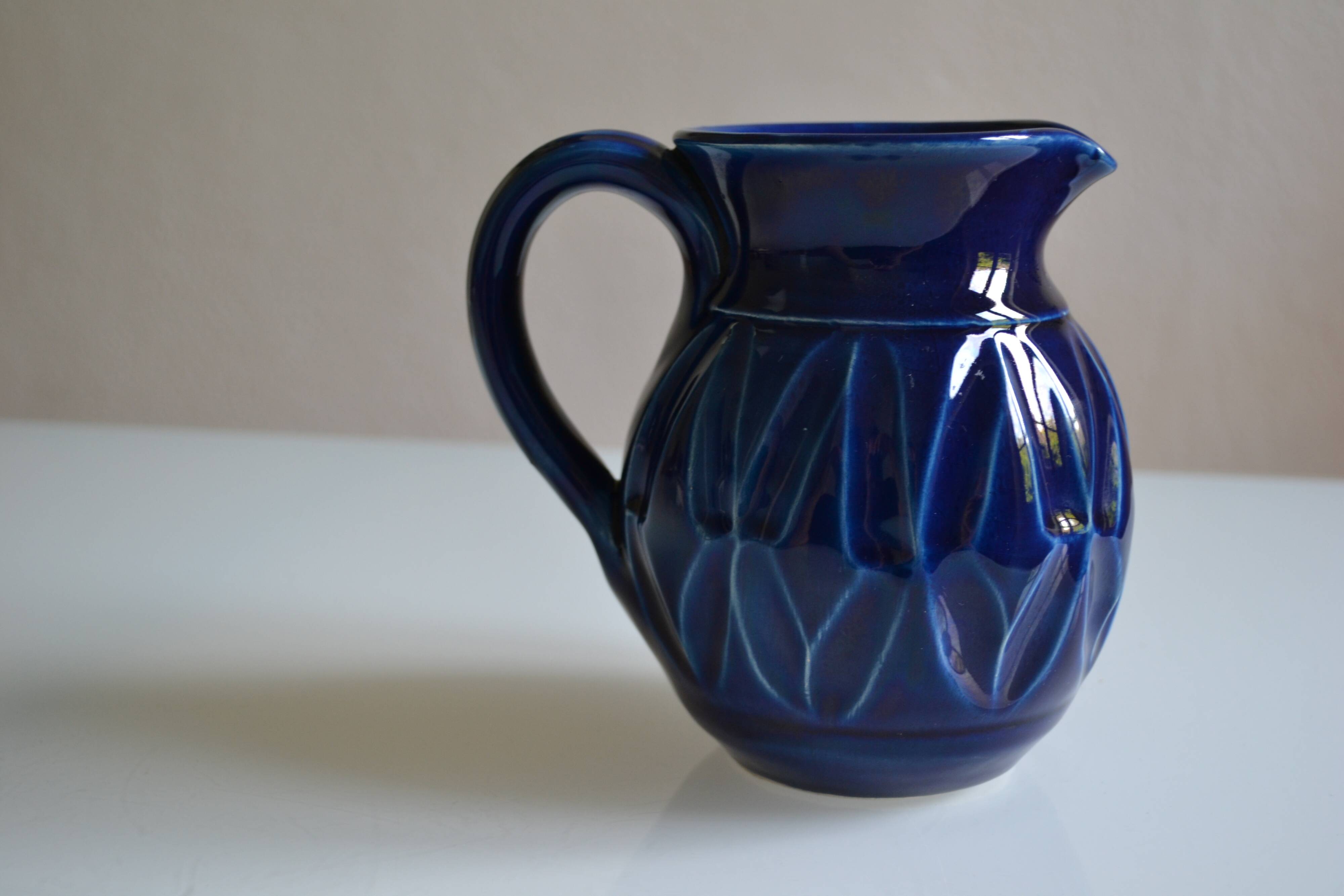 Roland Zobel (1945-2004) The Cyclades Glazed ceramic pitcher Anduze 1970