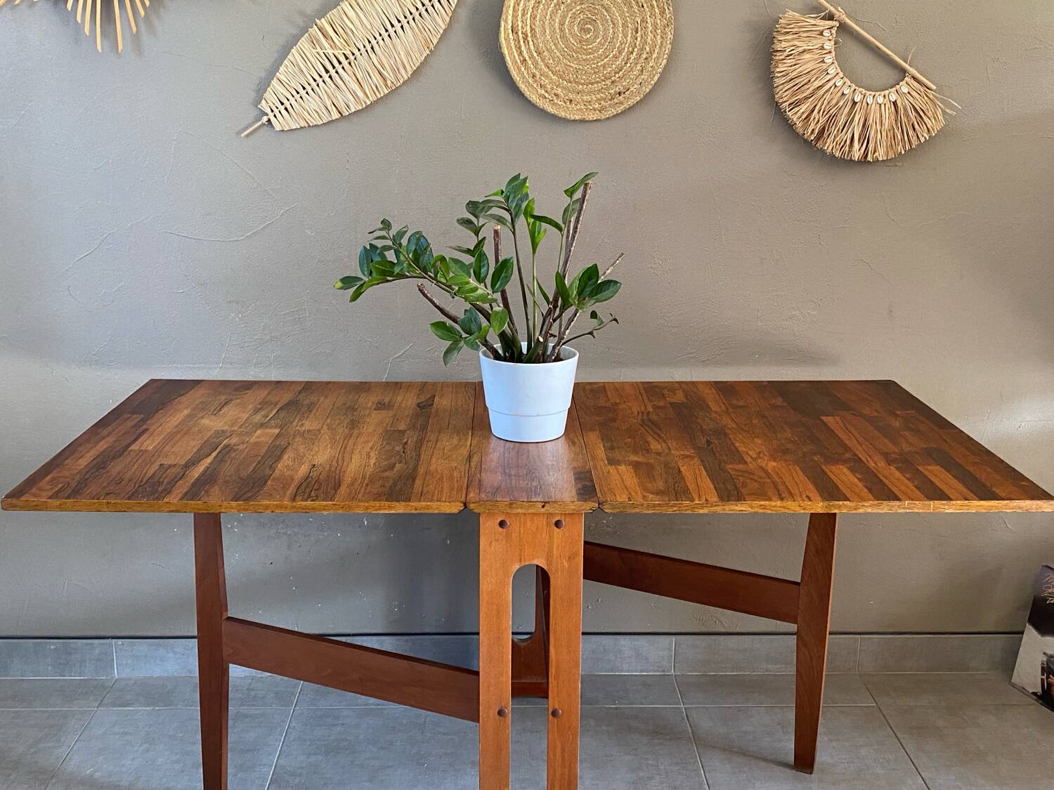Vintage folding wooden table