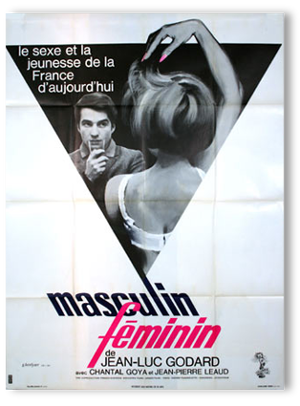 Affiche cinéma originale de 1967.Masculin