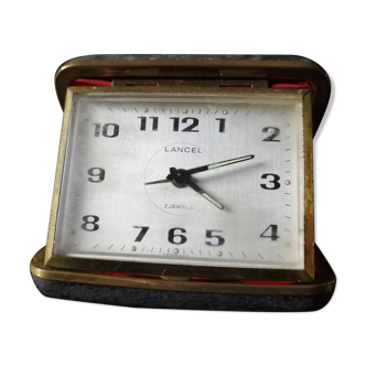 Lancel vintage travel alarm clock