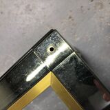 Coffee table chrome brass