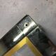 Coffee table chrome brass