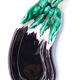 Eggplant cup in slurry by Albert Ferlay in Vallauris, 1950