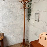 Vintage wooden parrot coat rack