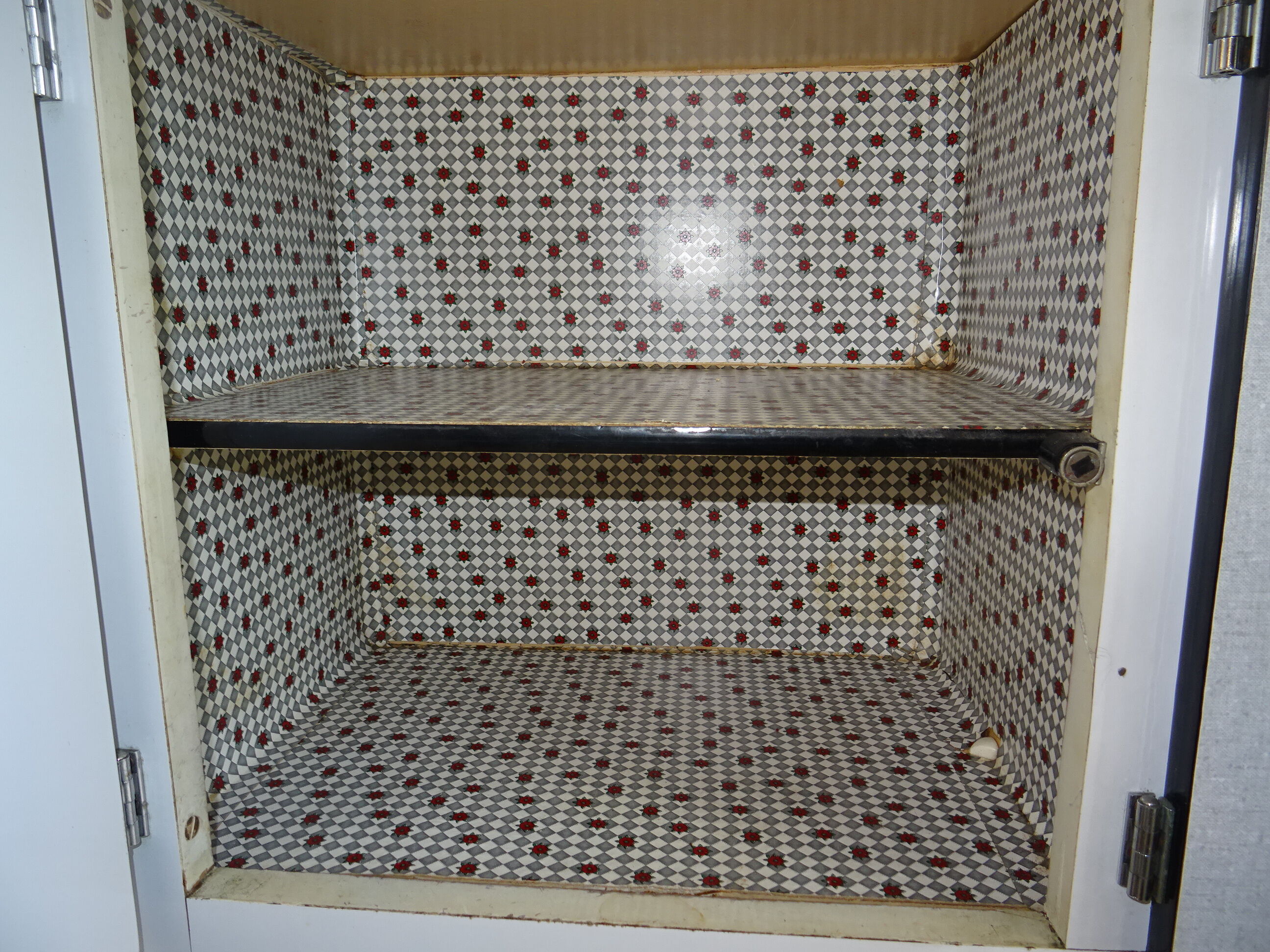 Red formica buffet