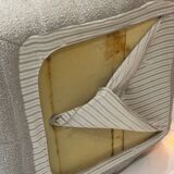 Togo Ligne Roset armchair by Michel Ducaroy in mocha, taupe, and beige bouclette