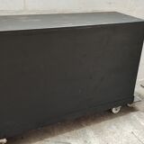 Furniture of trade nine drawers three shelves patina black