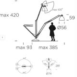 JJ GREAT FLOOR INDOOR FLOOR LAMP Black color