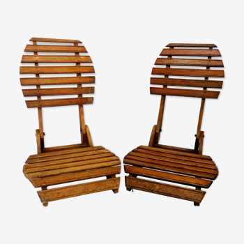 Chaises pliantes de plage