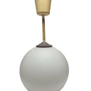 Vintage communist pendant lamp, Poland, 1970s