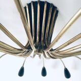 Sputnik 18-Arm Ceiling Lamp from Kaiser Leuchten, Germany, 1950s