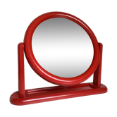 Tiger red plastic table mirror made in holland