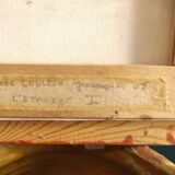 Little French vintage still life, signed EC
