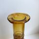 Amber carafe in molded and blown glass 50s
