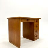 Vintage desk in solid oak 1950s