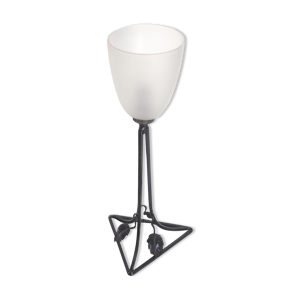 Lampe art nouveau opaline