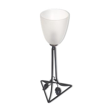 Opaline art nouveau lamp