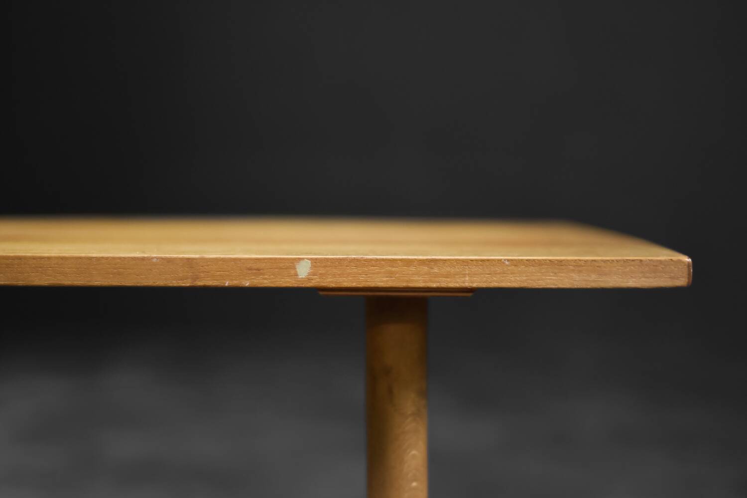 Cherry wood coffee table with shelf Vintage Mid-Century Modern Scandinavian