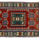 Anatolian handmade vintage rug 185 cm x 132 cm