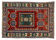 Anatolian handmade vintage rug 185 cm x 132 cm