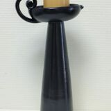 High candle holder pique ceramic candle design vintage arts ceram