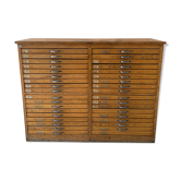 Meuble d'imprimeur ancien
