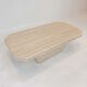 Italian travertine coffee table, 1980's