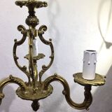 3-light cage chandelier