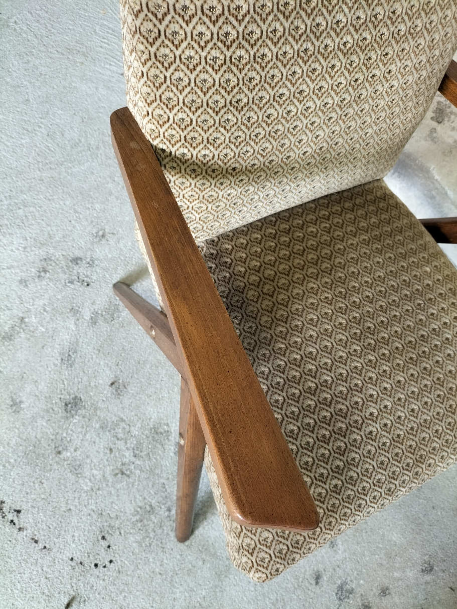 Vintage bridge armchair