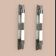 Italian Chrome Wall Lights, 1980s, Set of 2