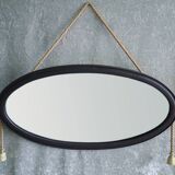 Art Deco oval mirror