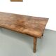 Very large farmhouse table in solid oak, 1950s – L300 cm