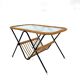 Table basse avec porte-journal des années 60