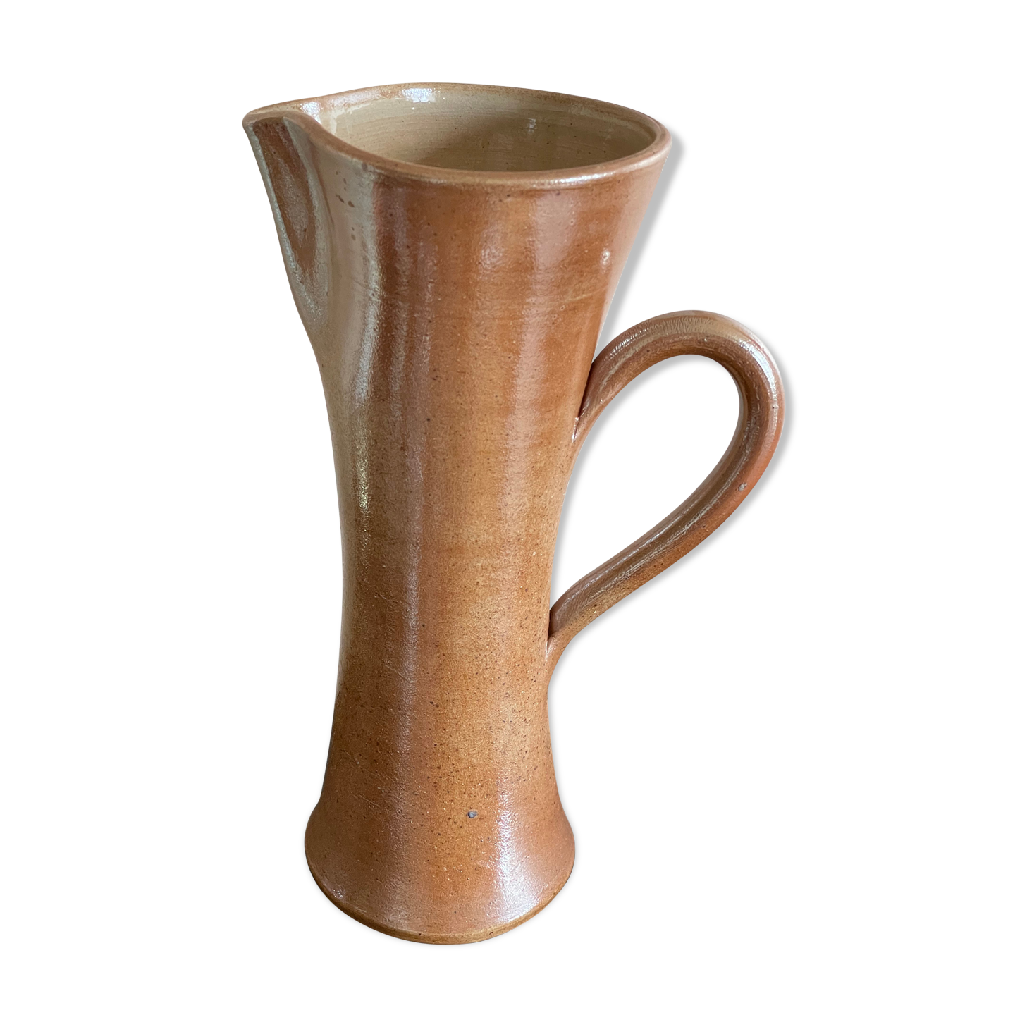 Pitcher in glazed sandstone