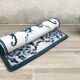 Pure wool blue rug 125x78cm