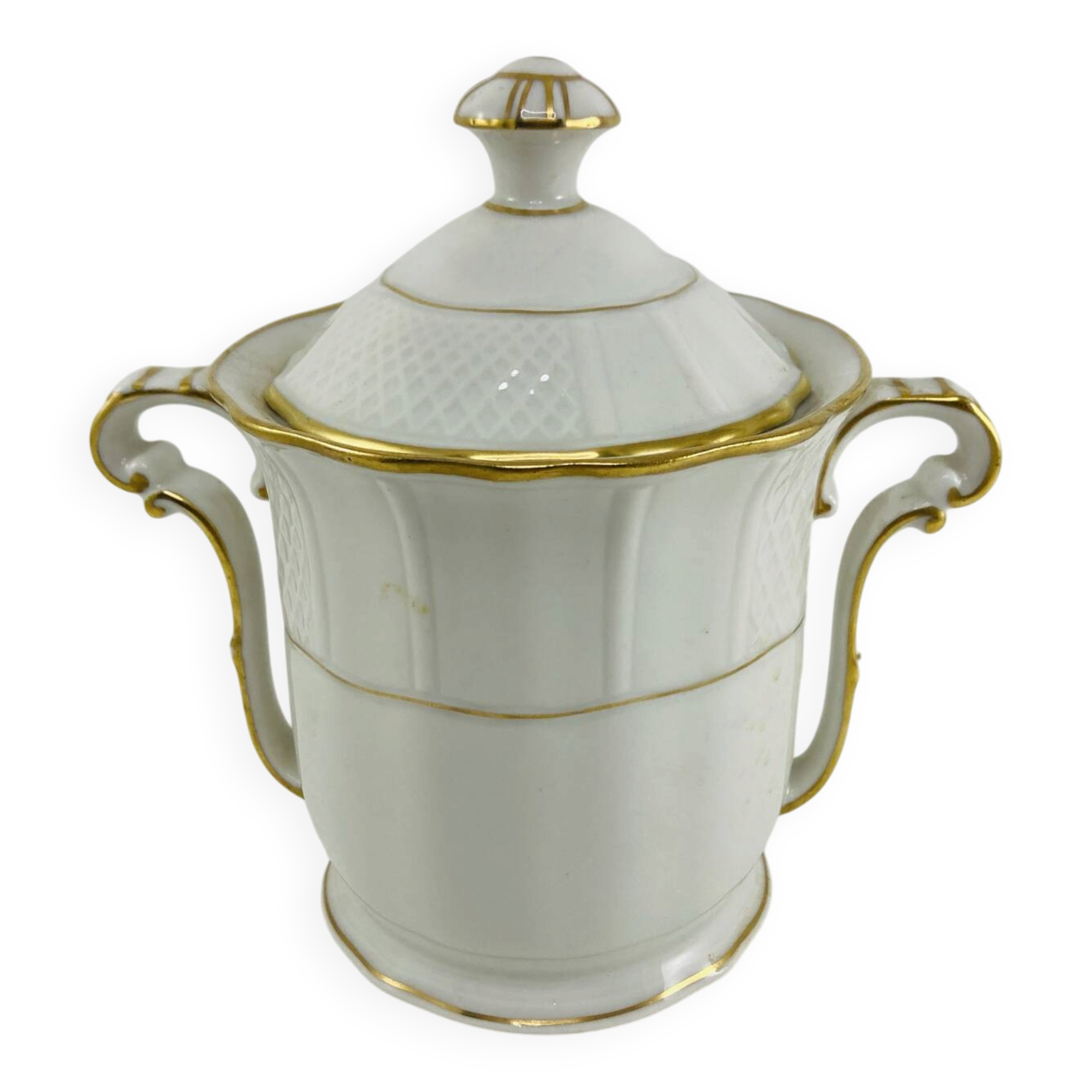 Sugar Bowl Covered Limoges Porcelain Bernardaud B&C Malmaison Service