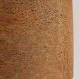 Italian Ceramic Table Lamp by Aldo Londi with Cork Lampshade, 1960