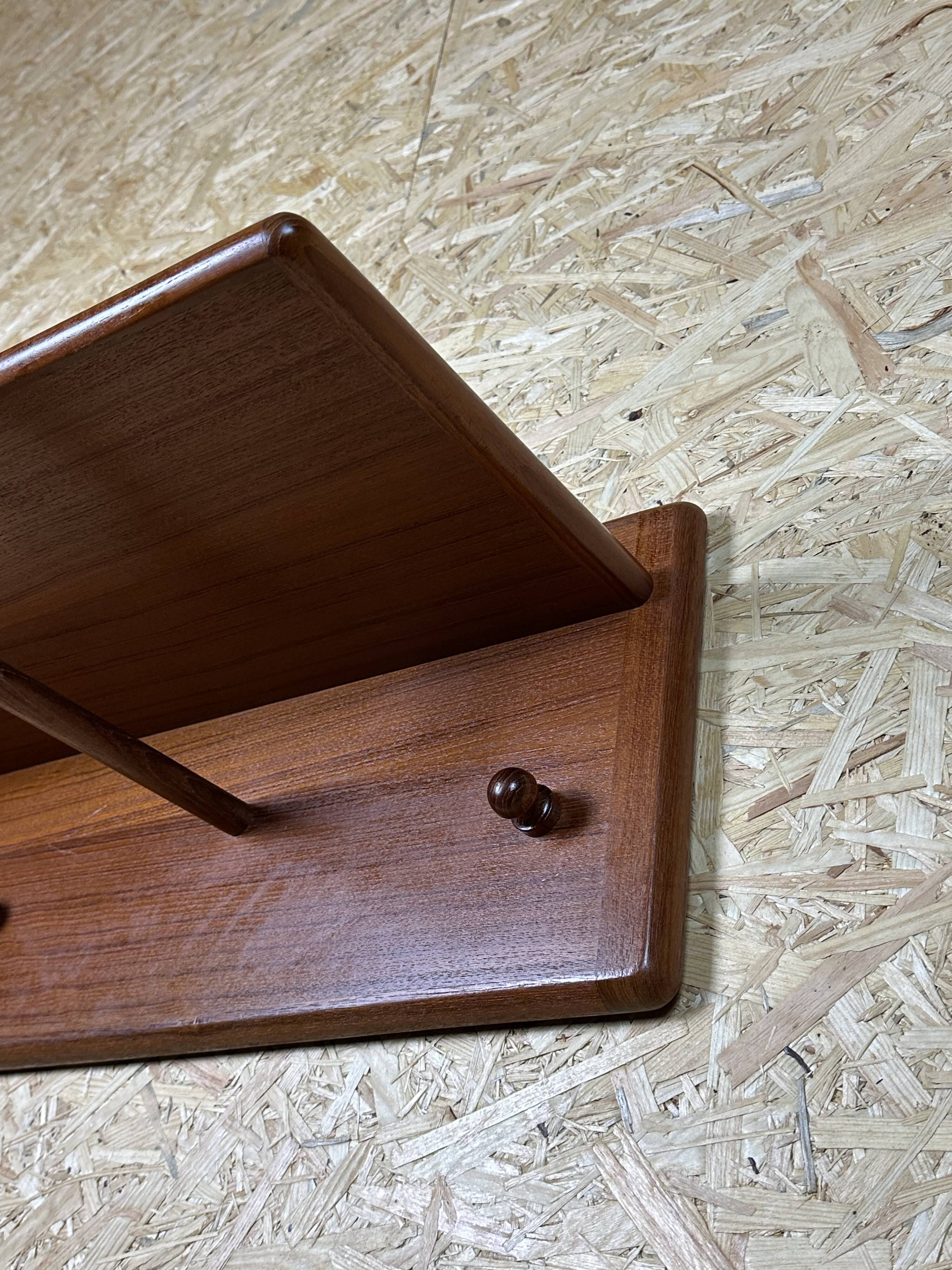 60s 70s wardrobe wall wardrobe teak by Vildbjerg Møbelfabrik Denmark