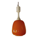Suspension vintage  70's - opaline orange