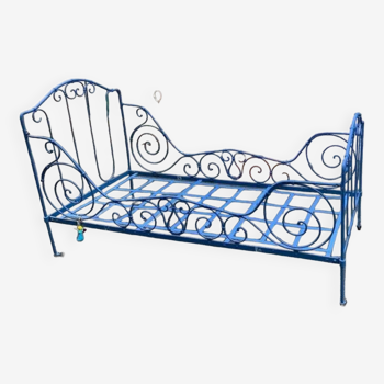 Wrought iron adult bed