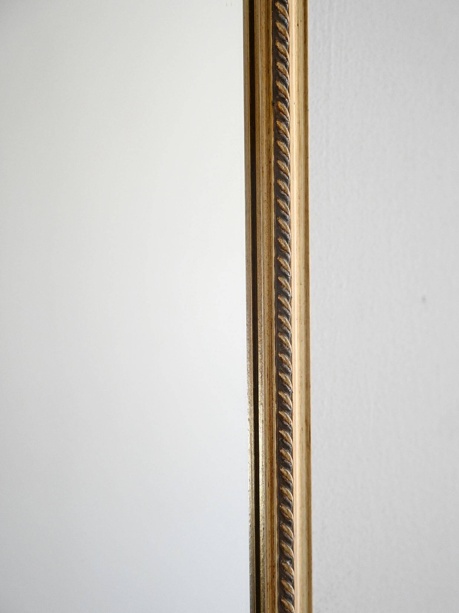 1970s Scandinavian gold lacquered mirror