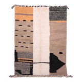 Handwoven pure wool rug, size 250 x 250 cm.